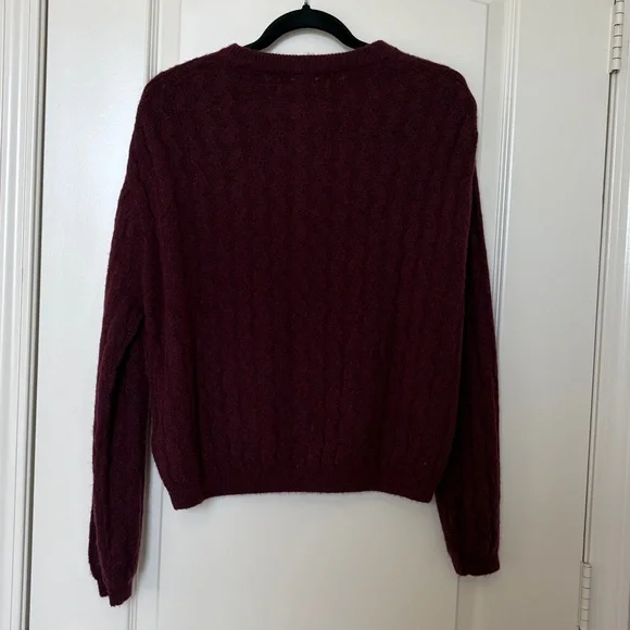 JCrew super soft pointelle cardigan - Picture 2 of 5